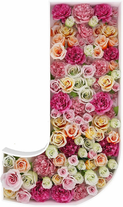 JW Passion - Premium Quality Made 3FT Tall Mosaic Balloon Frame Big Marquee Light Up Letters DIY Kit for Birthday Party Wedding Backdrop Decor Letter A Pre-Cut Foam Board