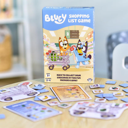 Bluey Fancy Restaurant Game, Join and Bingo as They Match Food Cards to Help Dad Prepare a Special Dinner for Mum, Serve up Fun While Building Memory and Matching Skills, Ages 3+, 2–4 Players