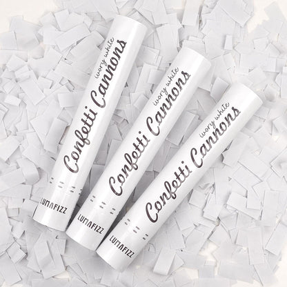 12 Inch Confetti Biodegradable [6 Pack] Confetti Cannons | Multicolor Confetti Poppers for Wedding,Birthday PartyChristmas Eve and New Year Give a Gift