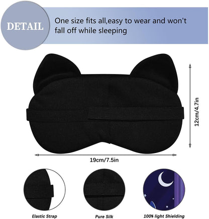 Christmas Reindeer Sleep Mask Cute Antler Eye Masks Sleeping Soft Plush Cartoon Blindfold Funny Animal Eye Cover Xmas Presents for Women Men (Xmas Reindeer,Brown)