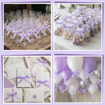 30 Pack Bow Cake Toppers Pink Ribbons Bows for Cake Coquette Themed Bow Cupcake Toppers Pink Bow Birthday Decorations for Baby Shower, Birthday, Wedding, Bachelorette, Mothers Day Decorations