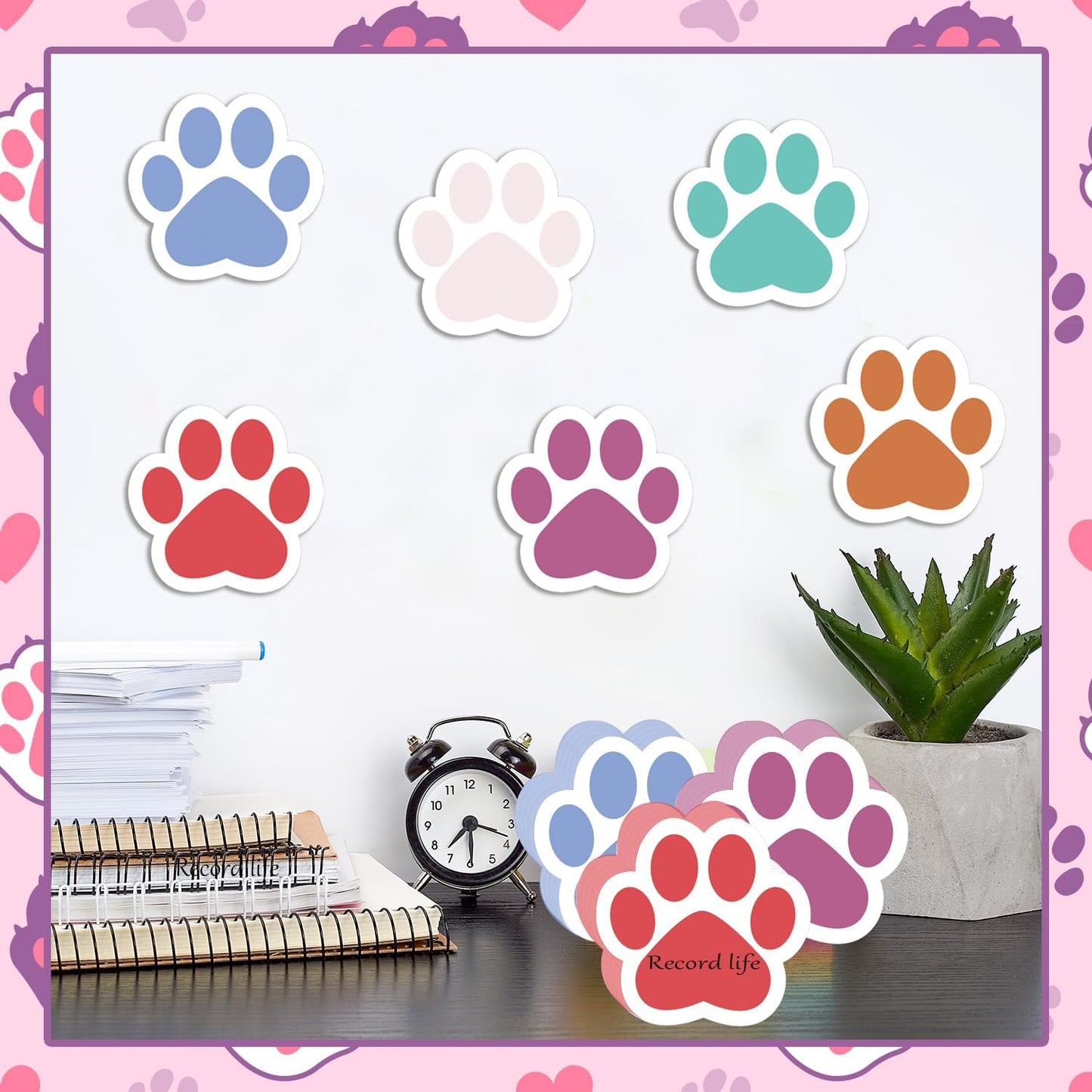 12 Pcs Ice Cream Sticky Notes Summer Popsicle Sticky Notepad Colorful Self-Adhesive Post Notes Cute Mini Memo Pad Removable Note for Office School Classroom Student Ice Cream Party Favors