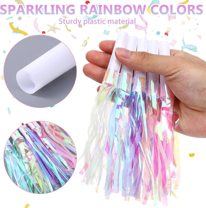 Fringe Party Blowers Glitter Party Horns Noise Makers Colorful New Year Blowouts New Years Eve PartySupplies for Family Gatherings Sporting