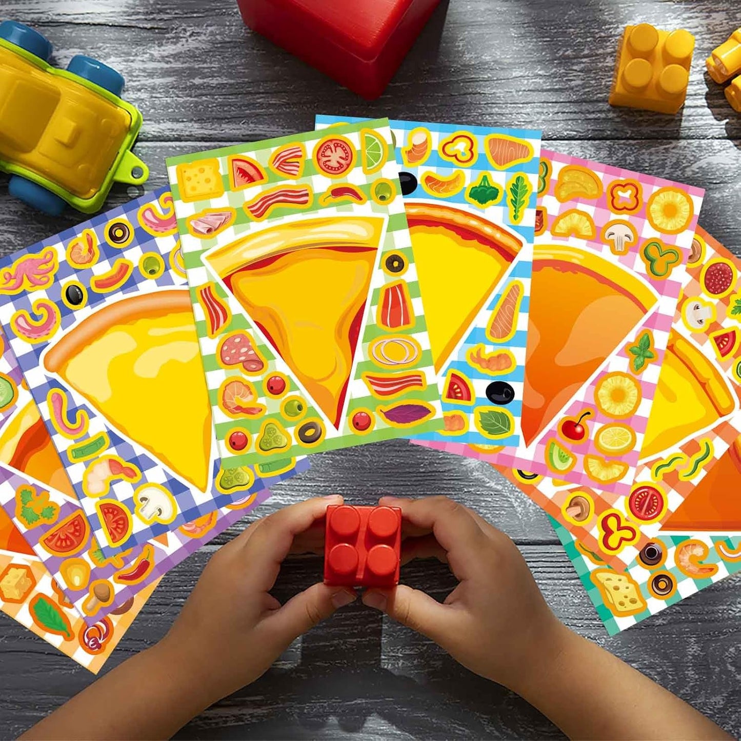 24 PCS Fairy Stickers for Kids, Make a Face Sticker with 8 Unique Designs Fairy, Frog, Mushroom, Make Your Own Stickers for Girls Birthday Party Favors, Goodie Bags, DIY Crafts