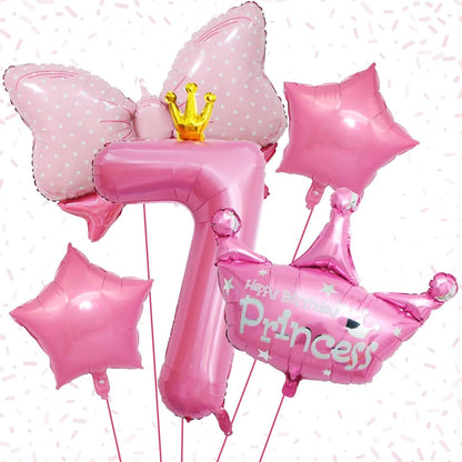 Dinosaur 5th Birthday Decorations, Dinosaur Birthday Party Decorations with Giant Inflatable Dinosaur Balloons 40 Inch Helium Foil Mylar Number 5 Balloons for Dinosaur Theme Birthday Party Decorations