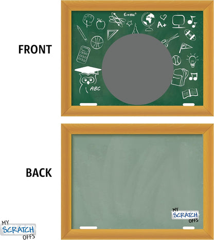 My Scratch Offs - Customizable Scratch-Off Cards Graffiti Design for Prizes, Classroom Rewards & Teacher Supplies, 50 Pack
