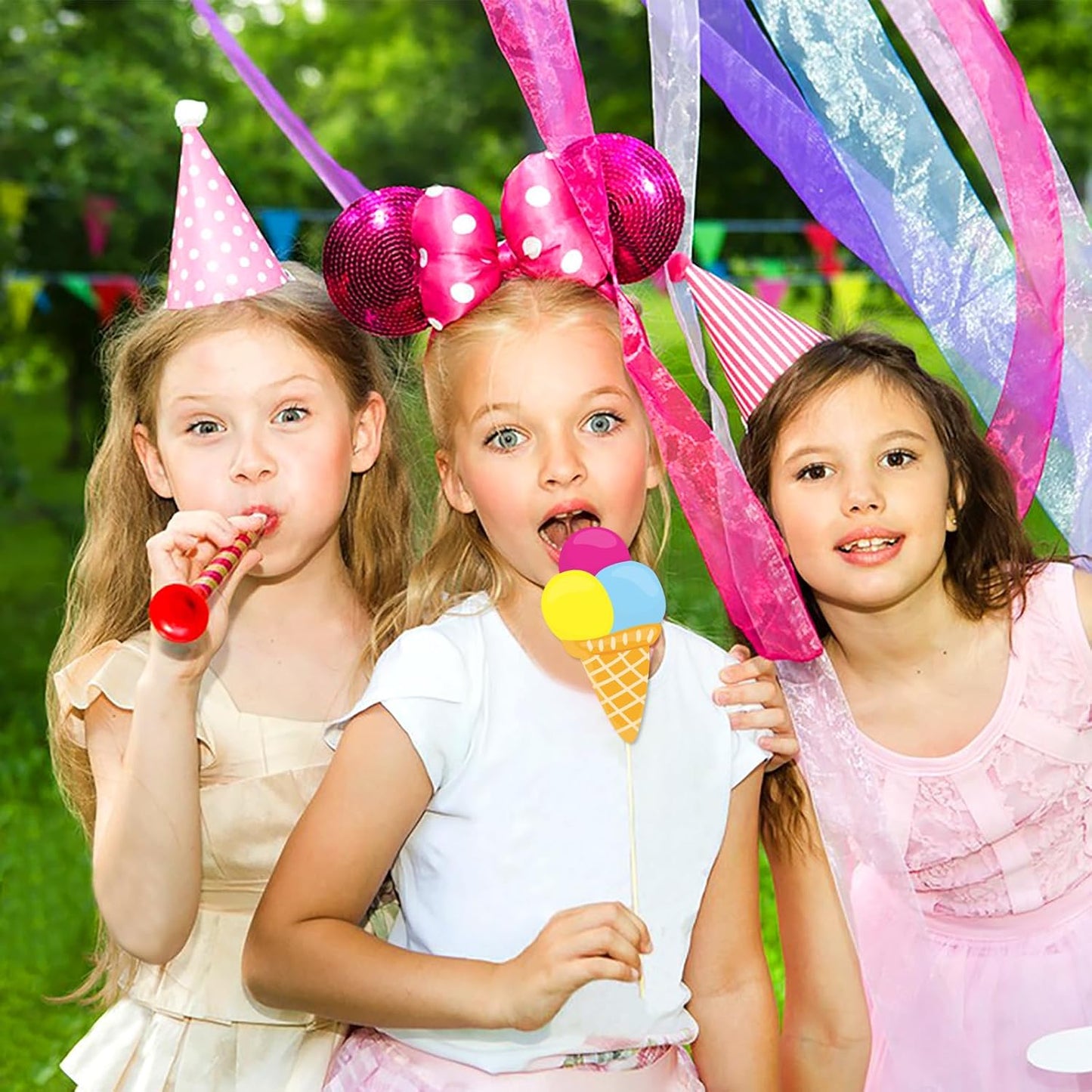 Summer Pool Beach Photo Booth Props 30 Pack Pool, Hawaiian, Beach, Luau Photo Booth Props, Tropical Themed Party with Stick and Glue for Summer/Pool/Tiki/Hawaiian Party Supplies Decor Photobooth Kit