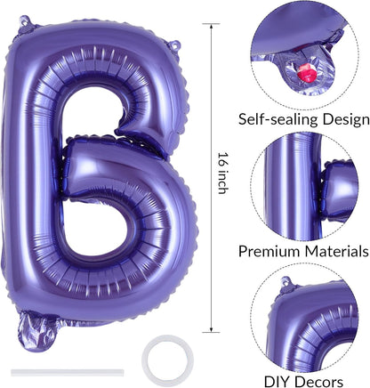 Happy Birthday Balloons Banner, Foil Balloon Personalized Name Letters Balloons Sign Birthday Party Decorations for Women Men Boys Girls Cream