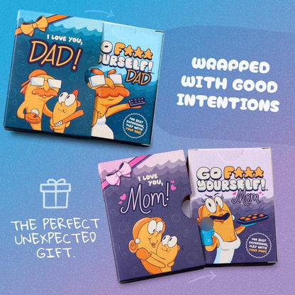 Go F Yourself! – The Grown Up Go Fish Card Game You've Always Wanted | Hilarious Party Game for Grown Ups, 2+ Players | 52 Cards, 13 Unique Pairs Edition