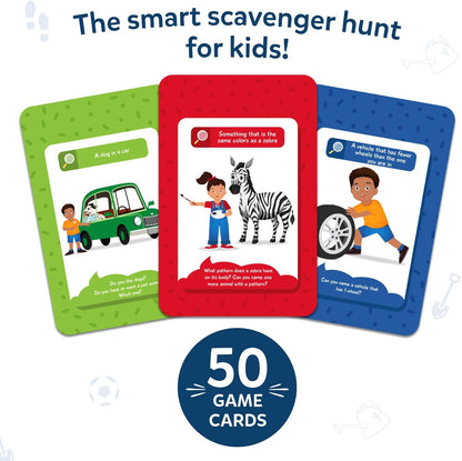 Skillmatics Outdoor Scavenger Hunt Card Game - Found It, Learning Toys, Educational Game Collections, Gifts for Kids, Boys, Girls and Families, for Ages 4, 5, 6, 7, Perfect for Home, School, Playdates