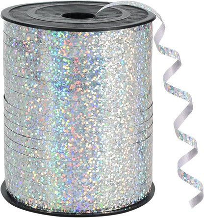 BEISHIDA 500 Yards Red Ribbon Crimped Curling, Balloon String Shiny Metallic Roll for Gift Wrapping Ribbon for Birthday Valentines Day Wedding Mother's Day Party Decorations