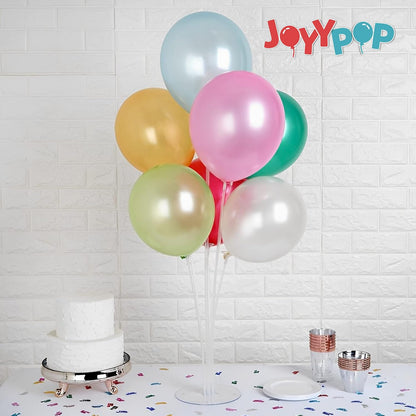 JOYYPOP 4 Sets Balloon Stand Kit For Table, Balloon Sticks with Base Birthday Graduation Party Decorations Wedding