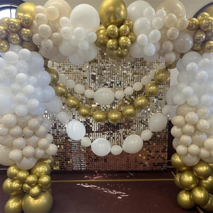 Gold Quick Link Balloons, 60PCS Linking for Balloon Wall Arch Chains, 6inch Linkable for Wedding Birthday Baby Shower Engagement Graduation Party Decorations