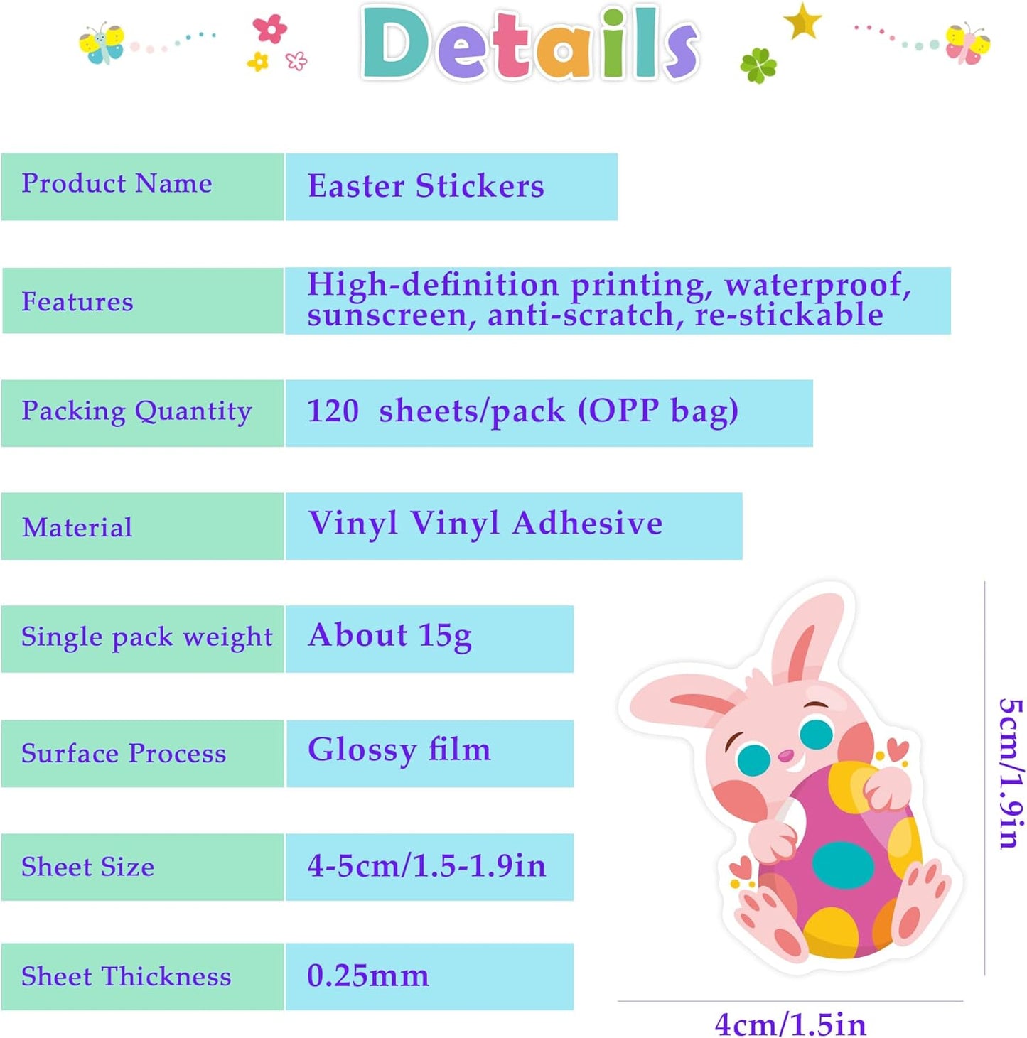 OHOME 100 PCS Water Bottle Stickers for Kids,Cute Animal Aesthetic Sticker Pack - Waterproof Vinyl Kawaii Stickers for Girls Boy Classroom Prizes,Party Favors for Scrapbook, Laptops, Journal,Birthday