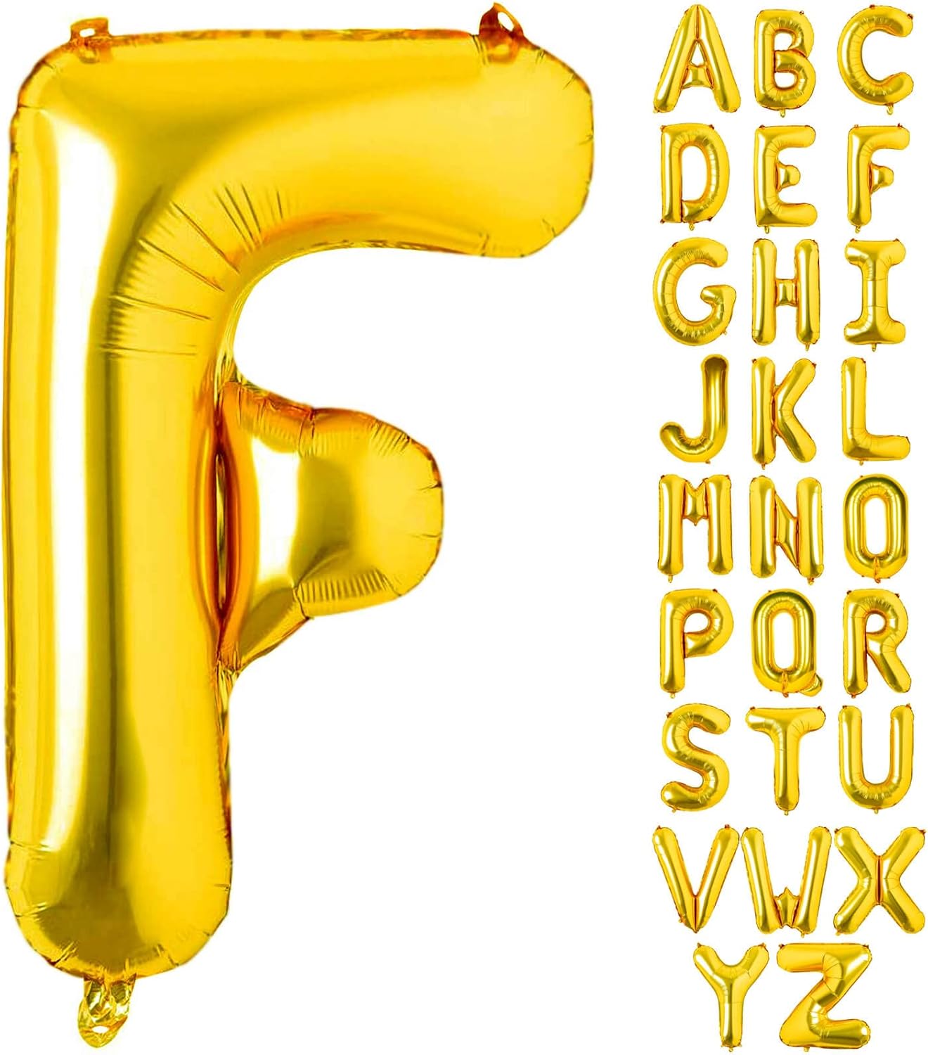 Lovoir 40 Inch Large Gold Letter A Balloons Big Size Jumbo Mylar Foil Helium Balloon for Birthday Party Celebration Decorations Alphabet Gold A