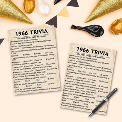QUPT 40th Birthday Party Games, Movies in 1986 Games, Birthday Party Supplies for Adults, Fun 1986s Party Game，Pack of 30 Cards