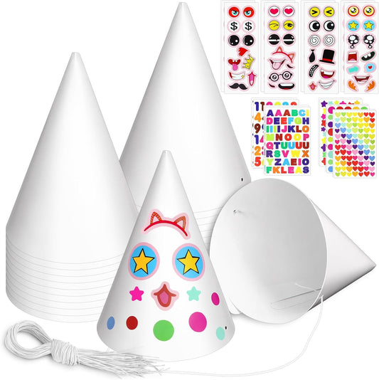 WEOXPR 40 Pack Colorful Birthday Party Hats for Kids，Small Metallic Foil Cone Hat Party Favors Headwear Adults Paper Party Hats Bulk in Red, Green, Gold, Silver and Blue(40 Pack color hats-5 Colors)