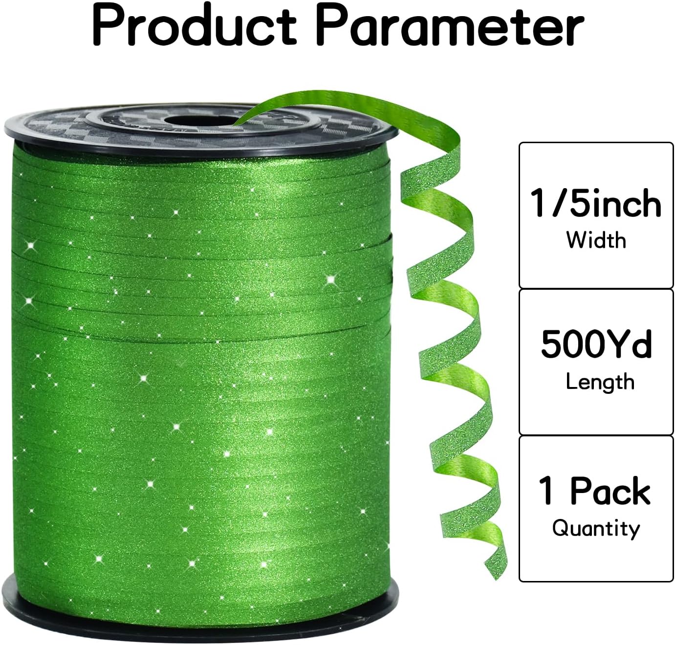BEISHIDA 500 Yards Red Ribbon Crimped Curling, Balloon String Shiny Metallic Roll for Gift Wrapping Ribbon for Birthday Valentines Day Wedding Mother's Day Party Decorations