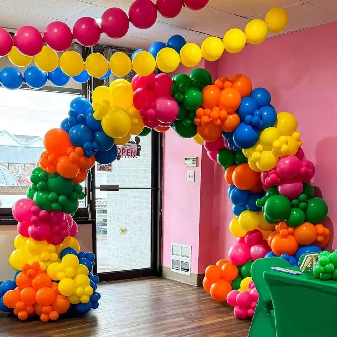 Navy Blue Gold Balloons Garland Kit, 120 pcs Navy and Gold Confetti White Balloons Arch for Graduation Birthday Party Baby Shower DIY Decoration