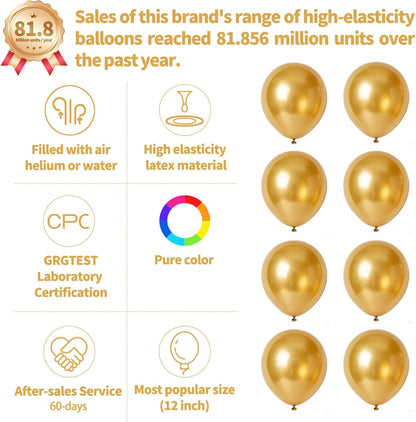 110pcs Black Balloon 12 inch, Black Latex Balloons for Birthday Party Baby Shower Wedding(with 2 Ribbons). - Colors B