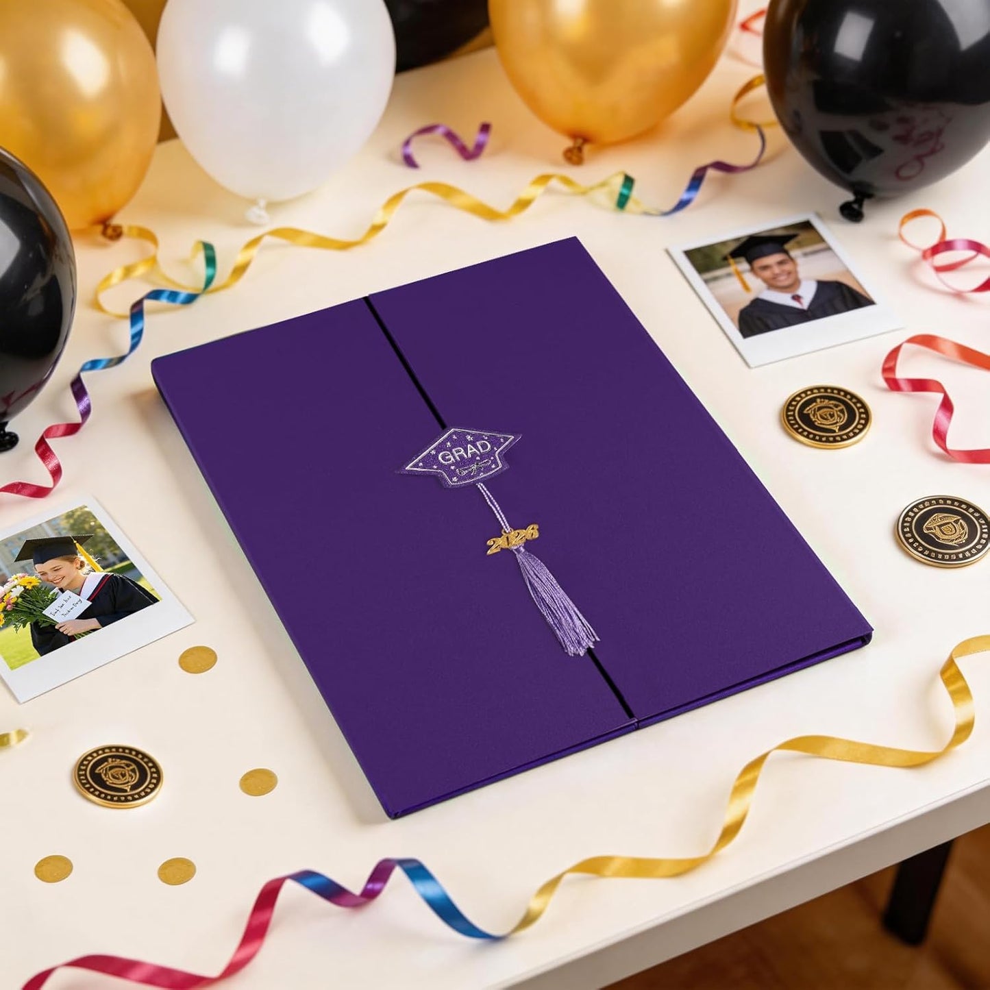 kockuu 2026 Graduation Guest Book Signature Board, Pink Class of 2026 Graduation Sign in Book to Sign Decor for Grad Party High School College Grad Gifts