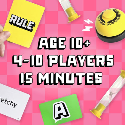 Big Potato You Can't Say UMM: A Party Game for Family and Adults, Fast-Paced Family Word Game, Must Have for Game Night, Bonus Content Included