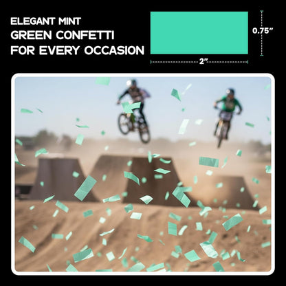 Ultimate Confetti, Multicolor Biodegradable Confetti - Rectangular Fluttering Tissue Paper Confetti for Cannon and Launcher use - Best for Holidays, Birthday, Wedding, and Parties - 1 lb, 16 oz