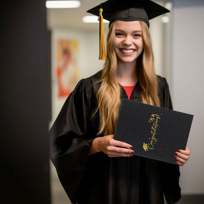 Engrowtic 2026 Graduation Guestbook Alternative Gold and Pink Guest Book Class of 2026 Congrats Graduation Party Decorations Grad Party Signature Board Card for College High School Graduate Gifts
