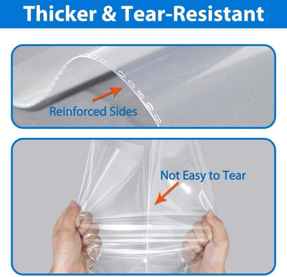 PigPotParty Cookie Bags 4''x 6", 100 Pcs Self Sealing Cellophane Treat Bags, Small Clear Plastic Goodie Bag for Gift, Snack, Party Favor, Candy