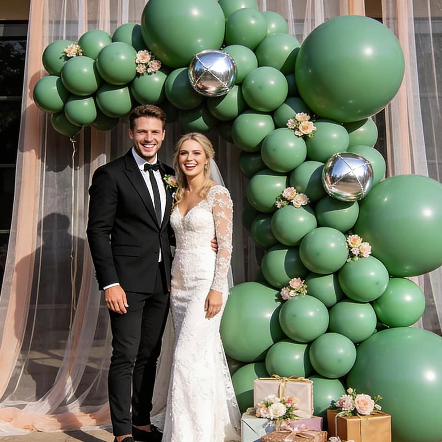 110pcs Black Balloon 12 inch, Black Latex Balloons for Birthday Party Baby Shower Wedding(with 2 Ribbons). - Colors A