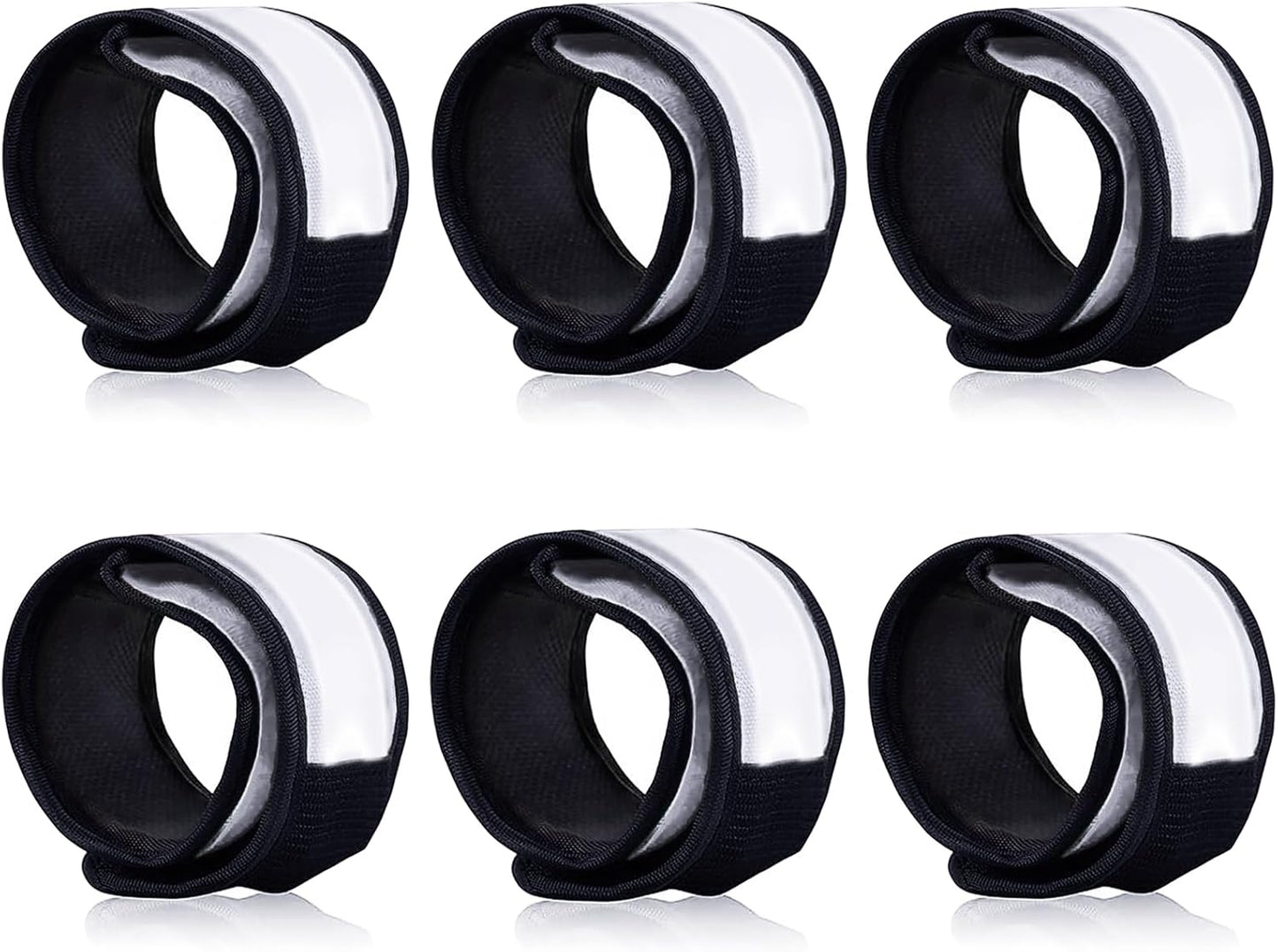 esonstyle 6 PCS LED Glow Bracelets, Night Safety Light Up Bracelets for Kids - Glow in The Dark Party Favors for Halloween, Christmas, Concerts, Festivals, Sports, Camping, Green
