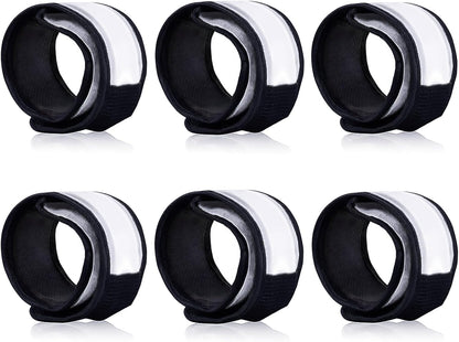 esonstyle 6 PCS LED Glow Bracelets, Night Safety Light Up Bracelets for Kids - Glow in The Dark Party Favors for Halloween, Christmas, Concerts, Festivals, Sports, Camping, Green