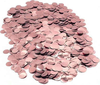 Blue Metallic Foil Confetti 8000 Pcs Shiny Round Table Confetti for Fill Balloon Wedding Graduation Party Decorations,60g of pack