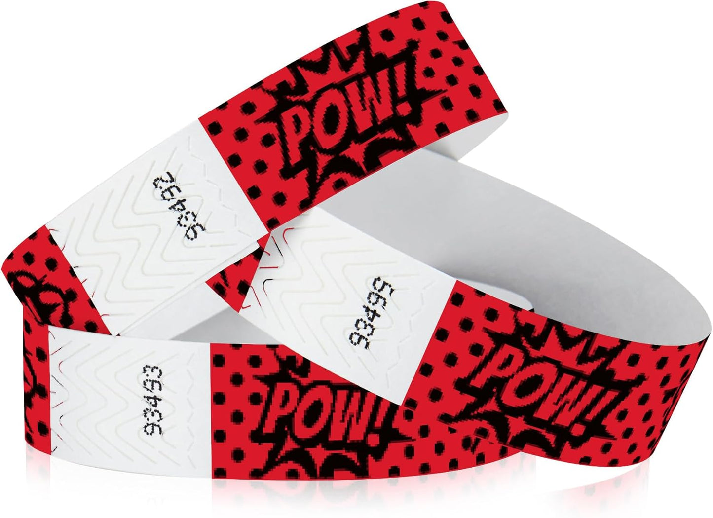 500 WristCo Swimming Pool Tyvek Wristbands for Events – Security Cuts & Tamper-Proof Design to Prevent Reuse – Premium-Grade Bracelets for Hospital & Medical ID, Party & VIP Identification