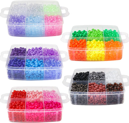 2400Pcs Glow in The Dark Pony Beads Bulk,20 Colors Rainbow Kandi Bead for Hair Braiding Friendship Bracelet Making Kandi Jewelry Key Chains DIY Crafts Chirstmas Gifts (2400PCS(20Color))