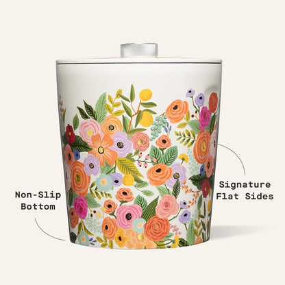 Corkcicle Insulated Ice Bucket with Lid - Stainless Steel - Summer Gift - 100 oz - Ceramic Slate