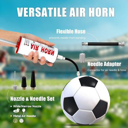 Air Horn for Boat Graduation Party Sports Events Beer Horns Dog Air Horn Self Defense Portable Air Pump Horn(ABS large handheld horn)