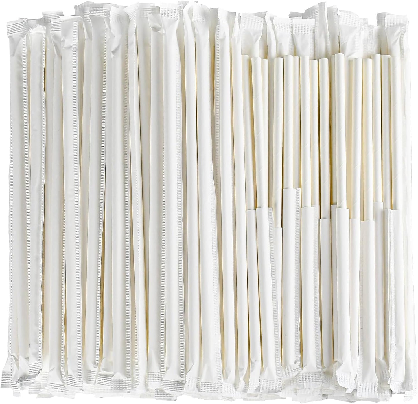 Black Paper Straws 1000 Count - 7.75" x 0.24", 100% Biodegradable & Compostable, Disposable Drinking Straws Bulk - Cocktail, Bars, Restaurants