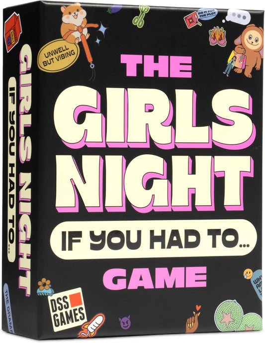The Girls Night If You Had To… Game [Funny Would You Rather Cards for Women | Perfect for Bachelorette Parties, Birthdays, Gifts for Best Friend, Girls Trips | Adult Party Game for Ages 17+]