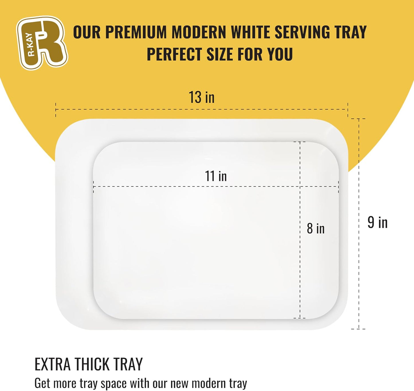 3 Pack Plastic Serving Trays for Party - Gold Serving Tray 8 x 11 Inch - Heavy Duty Dessert Trays for Food - Rectangular Party Serving Trays for Entertaining - Clear Cookie Platters