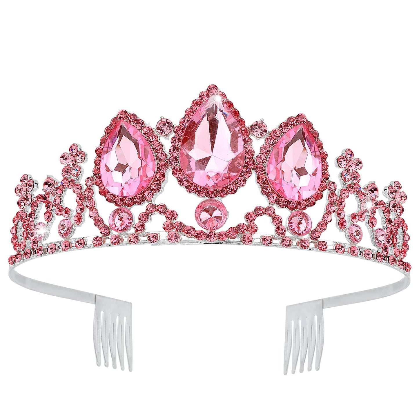 Velscrun Girls Rapunzel Crown, Princess Tiara Headband, Multicolored Crowns for Birthday Party and Halloween Cosplay