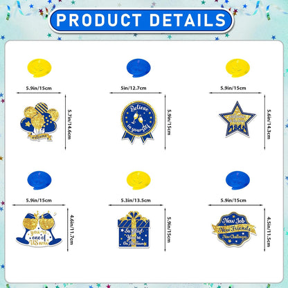 Gold Glitter Welcome To The Team Banner and Hanging Swirls, Welcome Banner, Welcome Sign, Welcome Decorations for New Employee Coworker Teacher Colleague Staff Team Member Office Party