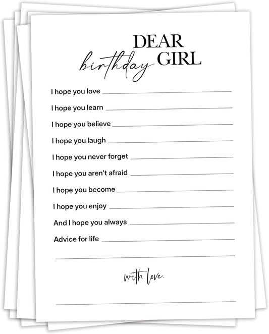 Birthday Party Games, My Favorite Memory, 25 Pcs Card Set for Guests, Fun Birthday Game for Teen Adults – A06
