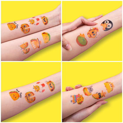 96 PCS Taco Mexican Fiesta Pre-Cut Temporary Tattoos for Kids | Cute Cinco de Mayo Themed Birthday Party Favors, Supplies, Decorations, Fake Tattoo Stickers, School Rewards Prizes & Gifts Boys Girls