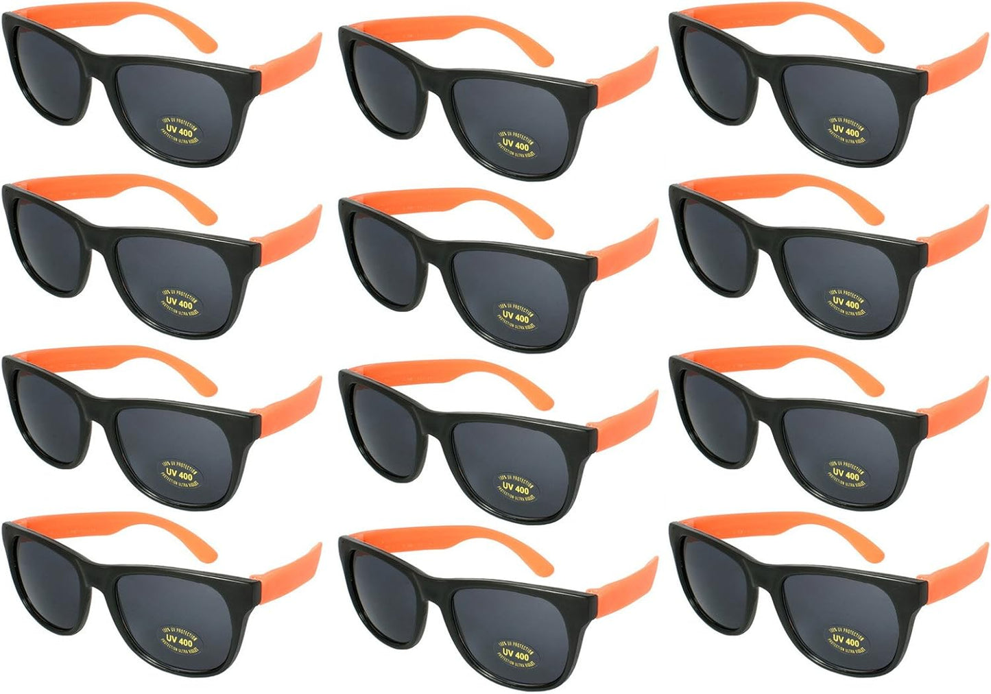 EDGEIWEAR 80s Neon Party Sunglasses for Adult Party Favors with CPSIA certified-Lead(Pb) Content Free