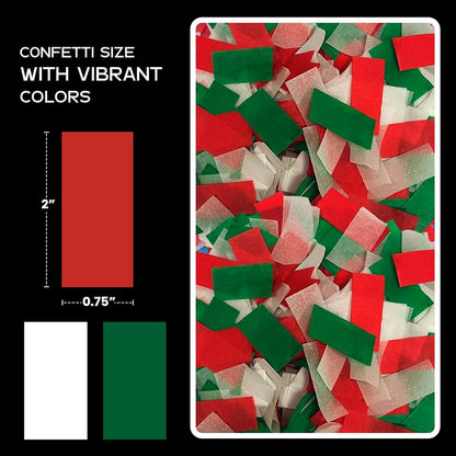 Ultimate Confetti, Multicolor Biodegradable Confetti - Rectangular Fluttering Tissue Paper Confetti for Cannon and Launcher use - Best for Holidays, Birthday, Wedding, and Parties - 1 lb, 16 oz