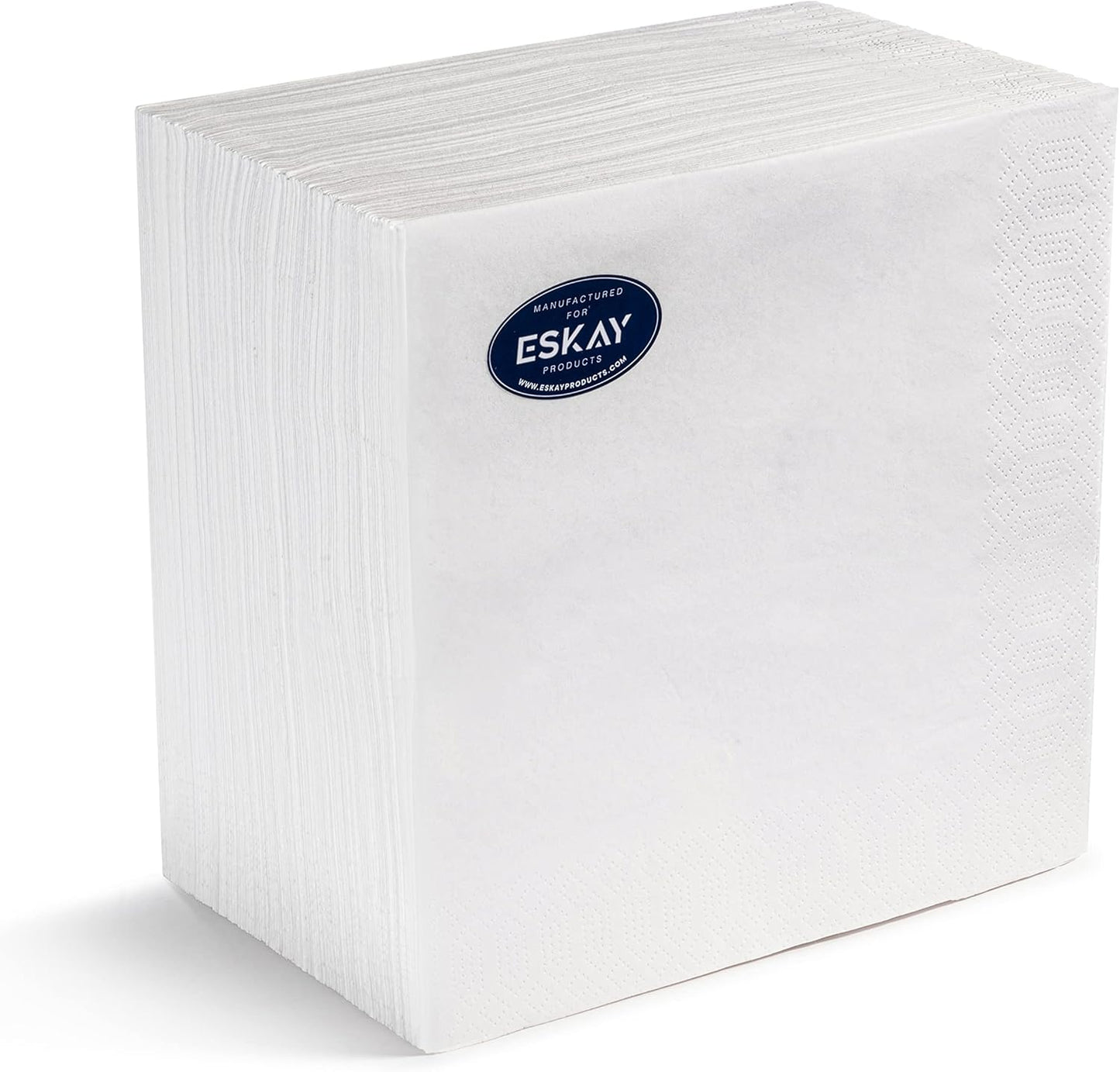 Black Beverage Napkins (300 Count) 2-Ply Disposable Cocktail Napkins for Bar, Weddings, Parties, Events, Premium Quality and EU Made