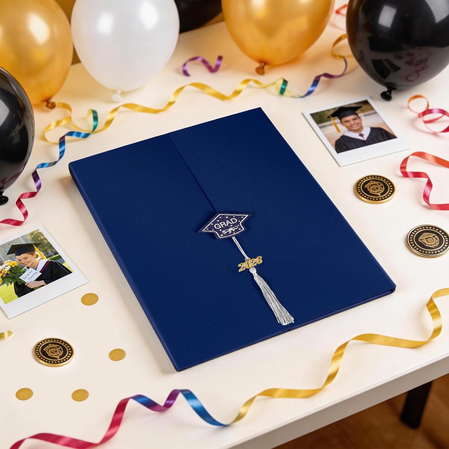 kockuu 2026 Graduation Guest Book Signature Board, Pink Class of 2026 Graduation Sign in Book to Sign Decor for Grad Party High School College Grad Gifts