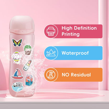 200PCS Waterproof Vinyl Stickers for Water Bottles, Cute Kids Stickers for Classroom Decor, Teacher Supplies & Classroom Must Haves
