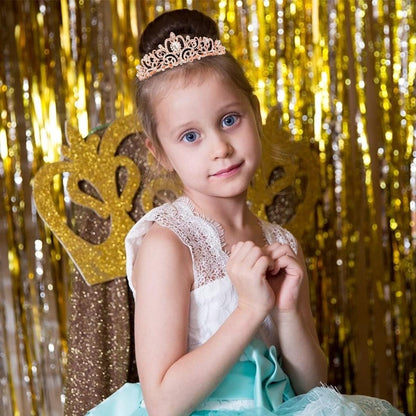 COCIDE Birthday Queen Sash & Rhinestone Tiara Set Gold Happy Birthday Crowns for Women Party Decoration Kit Rhinestone Headband for Women Glitter Crystal Hair Accessories for Cake Topper